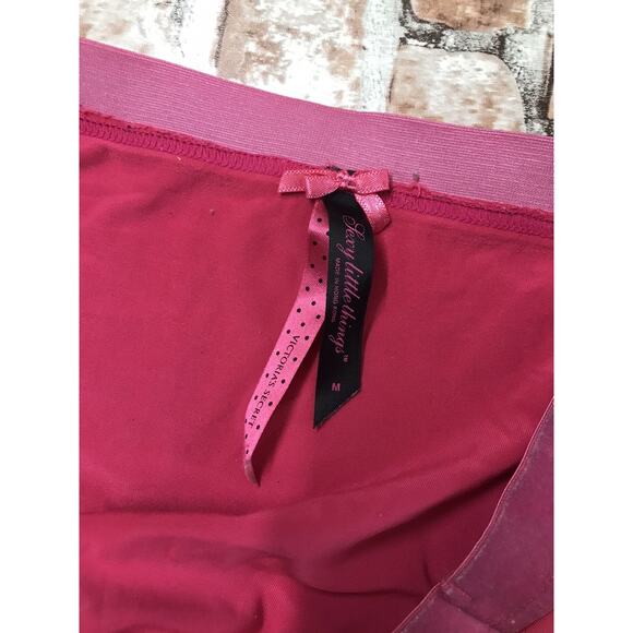 Vintage 2007 VS Sexy Little Things Smooth Microfiber Bling Hipster Panty Size M - Picture 11 of 11